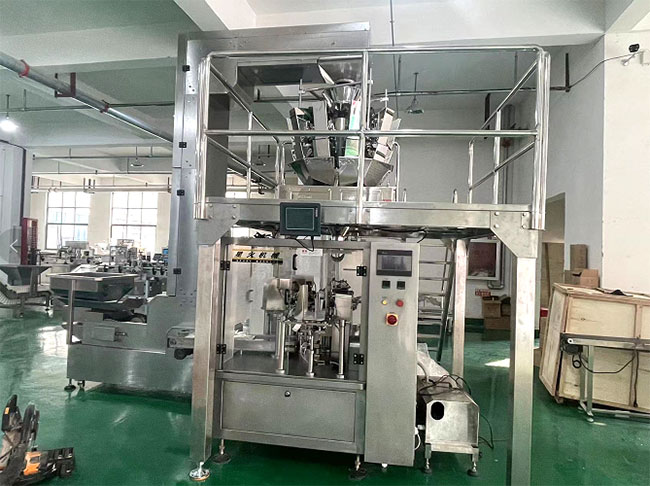 給袋式全自動包裝機設備展示