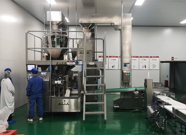 全自動顆粒包裝機設備展示